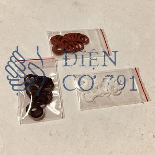 Lông đền quạt đen trắng - phụ tùng quạt ron chêm cốt trục căn rotor 8mm