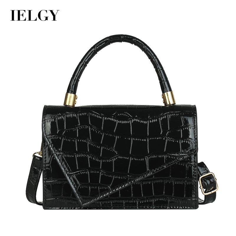 IELGY Túi Đeo Vai Hình Vuông Cỡ Nhỏ Họa Tiết Vân Đá Thời Trang Cho Nữ