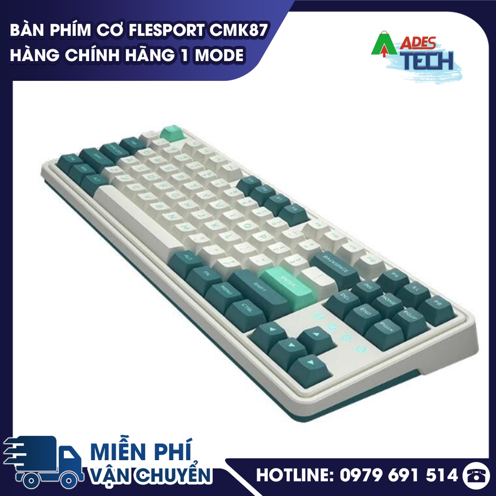 Bàn Phím Cơ FLEsport CMK87 Hàng Chính Hãng  1 MODE