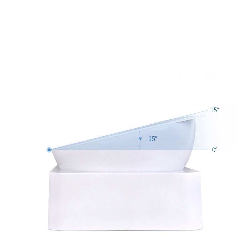 Bát ăn chống gù kèm bình nước cho mèo - Khay ăn chống gù kèm bình nước cho thú cưng - Zippopet