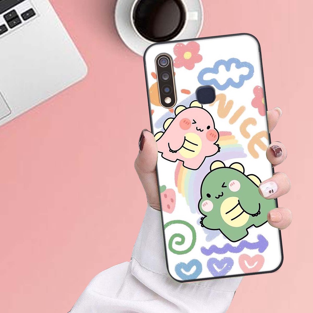 Ốp lưng Vivo Y19 / U3 in hình khủng long , gấu nâu xinh xắn, siêu cute  mà còn vô cùng RẺ -ĐẸP
