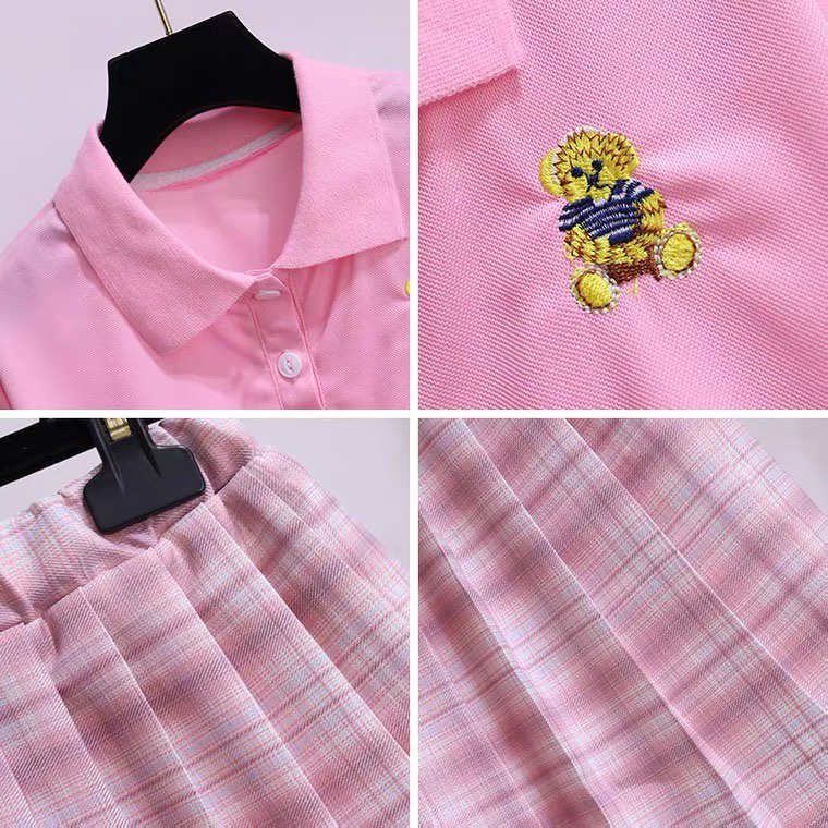 Bộ váy bé gái cỡ lớn váy mùa hè 26 đến 48kg M2231