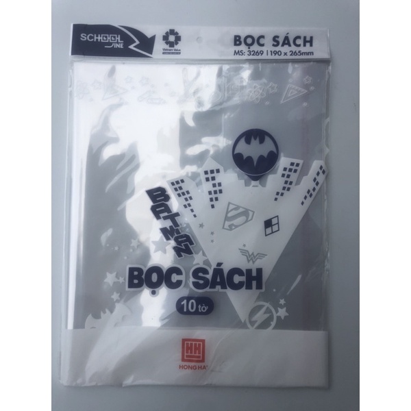 Bọc toán Hồng Hà 3269 - Bọc sách giáo khoa cải cách khổ 19 x26.5cm