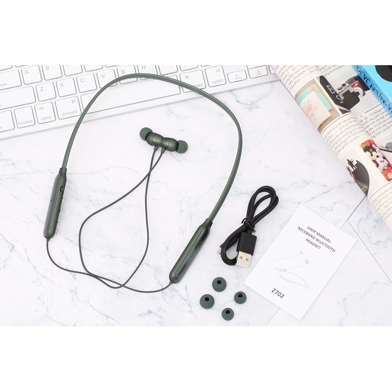 Tai nghe Bluetooth Mozard Z702 Xanh