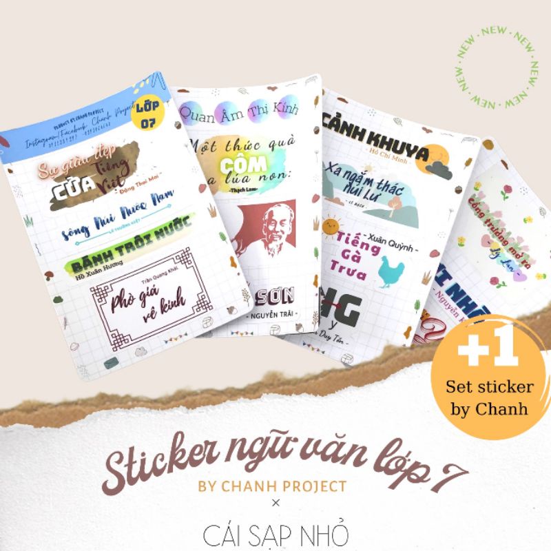 Set 16 tựa bài môn Ngữ Văn lớp 6,7,8,9,10,11,12 tiện dụng xinh xắn