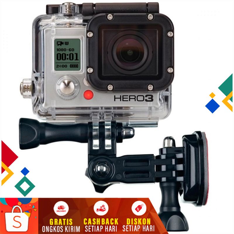 Thanh Gắn Máy Quay Hành Động Xiaomi Yi GoPro Bằng Nhựa