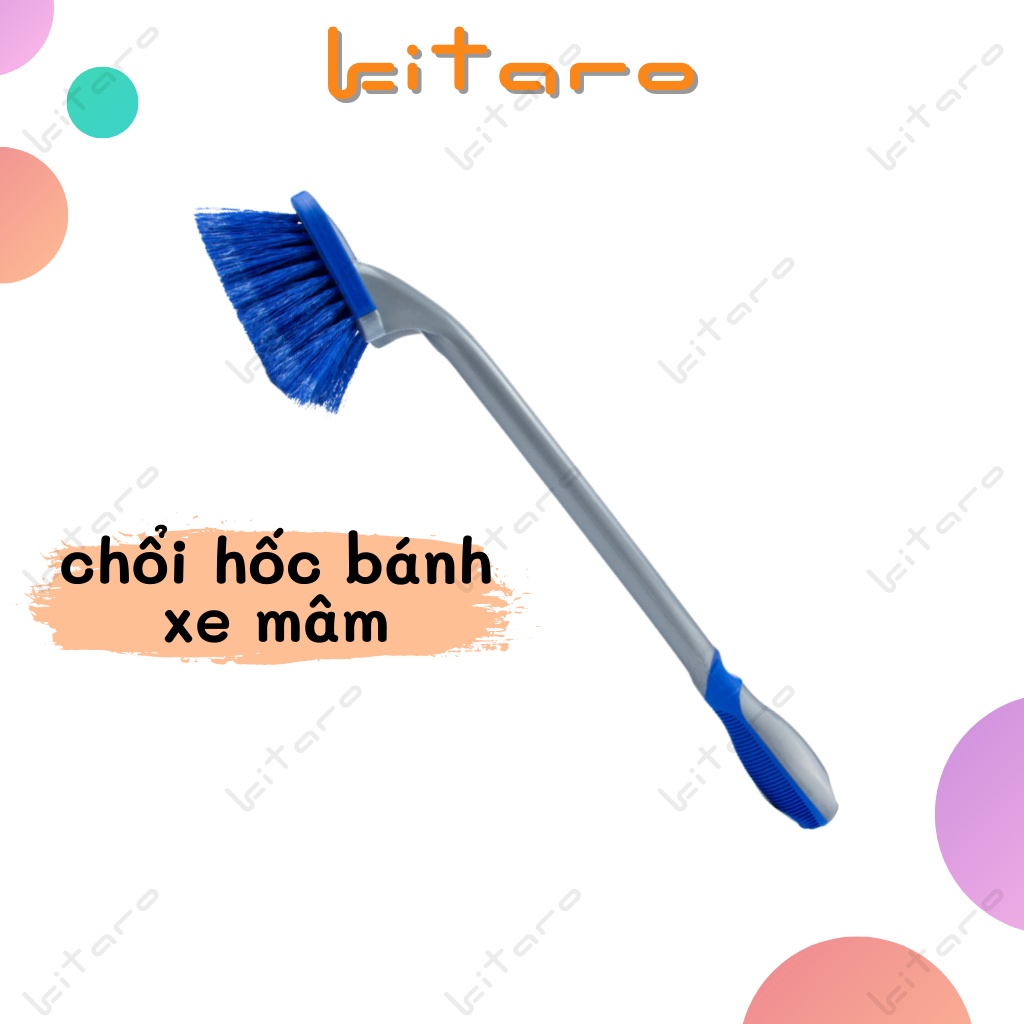 Bàn Chải Dài Vệ Sinh Hóc Bánh Xe Ô Tô