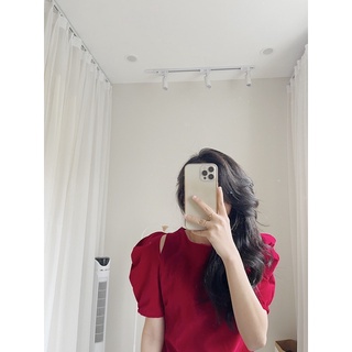 Váy khoét vai giọt lệ by samhyewear