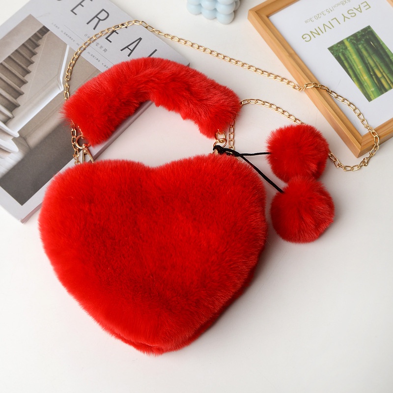 Túi Đeo Chéo Vai Hình Trái Tim Phong Cách Mới