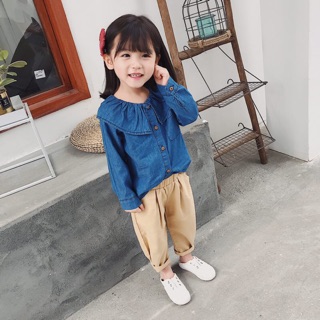 Quần kaki bé gái Quảng Châu