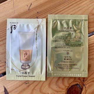 1 gói sữa rửa mặt đông y Whoo Facial Foam Cleanser 2ml