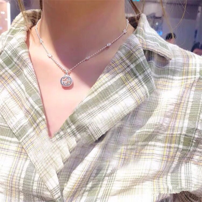 Dây chuyền bạc 925 cao cấp Gucci GC vòng cổ snowflake mẫu mới thời trang cho nữ