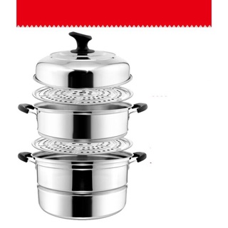 NỒI HẤP 3 TẦNG INOX