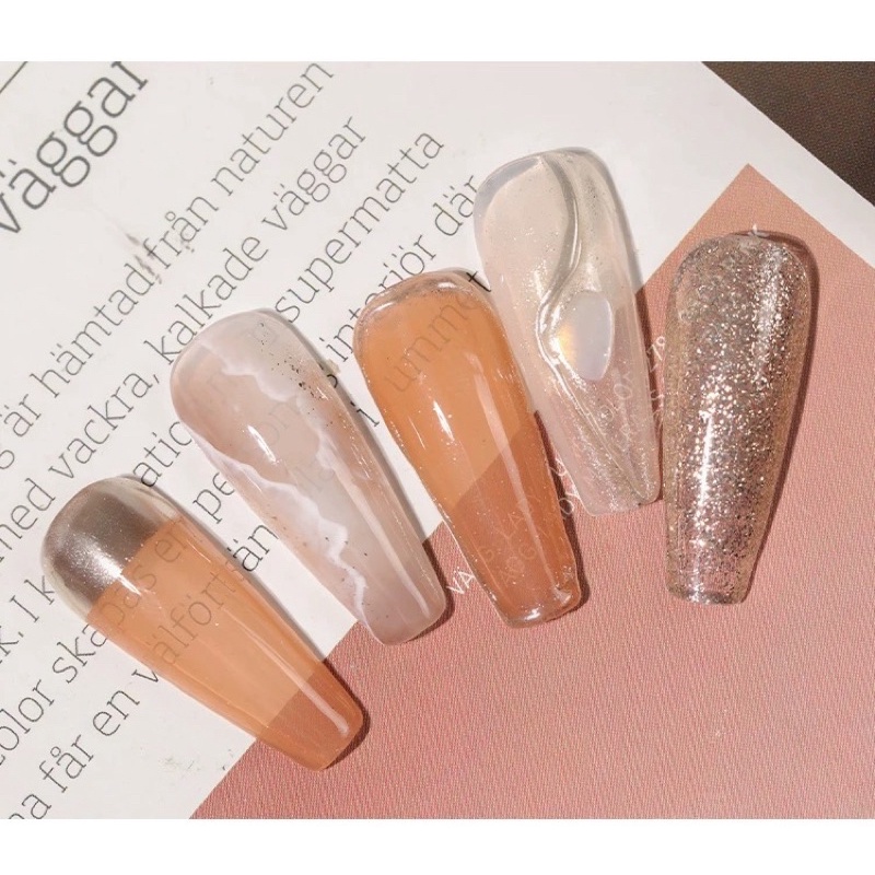 Bột tráng gương nail