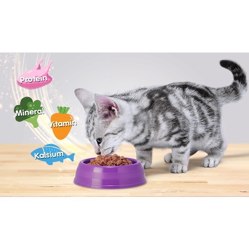 PATE cho mèo con Whiskas [vị cá ngừ ] gói 85g 💜FREESHIP💜 Thức ăn ướt cho mèo con từ 2-12 tháng tuổi