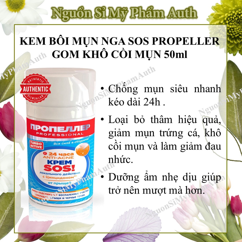 KEM BÔI MỤN NGA SOS PROPELLER