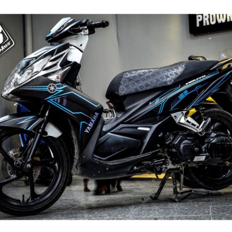 Gía sốc Tem trùm xe NOUVO SX BLUE LIGHTING