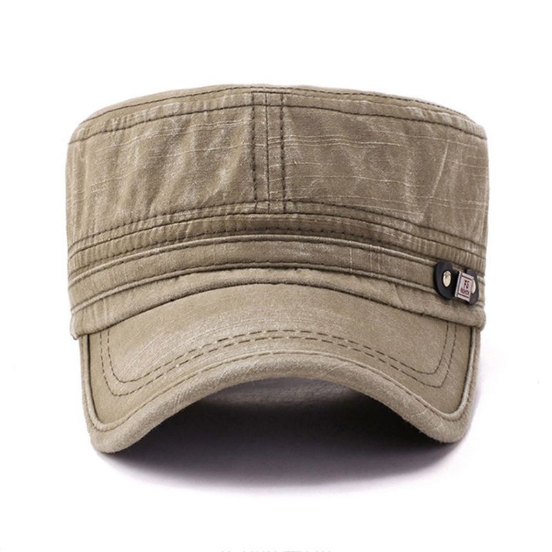 Mũ Lưỡi Trai Cotton Màu Sắc Đơn Giản Cho Nam Nữ