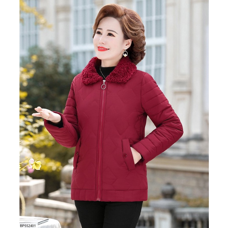 (Order) Áo khoác trung niên cổ vuông kéo khóa | BigBuy360 - bigbuy360.vn