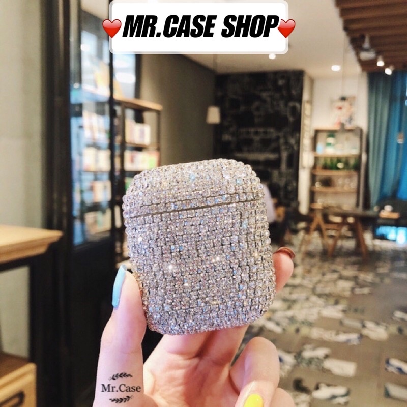 Case Airpod 1/2 Pro Vỏ Ốp Đựng Tai NgheĐính Full Đá Siêu Lấp Lánh - Mr.Case Airpods