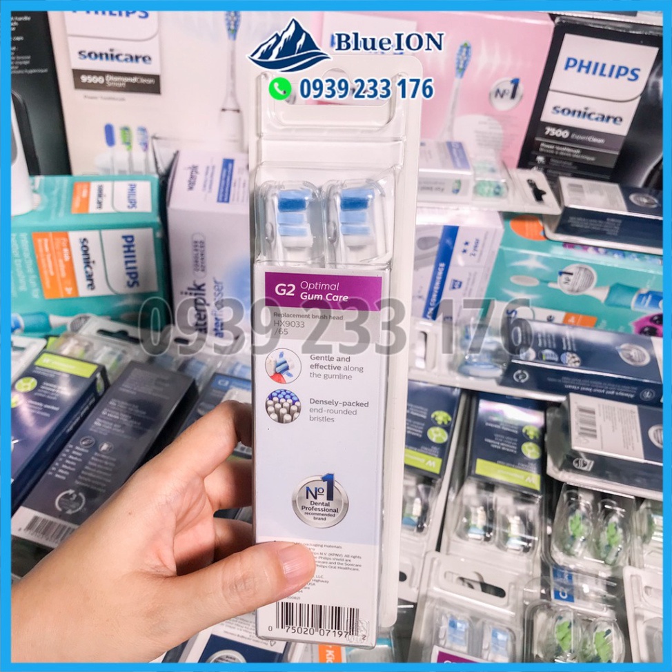 [Hàng Mỹ] Đầu bàn chải điện Philips Sonicare G2 Optimal Gum Care