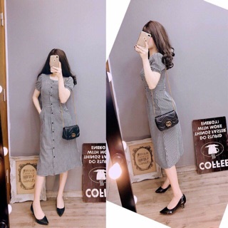 ĐẦM Sọc caro
