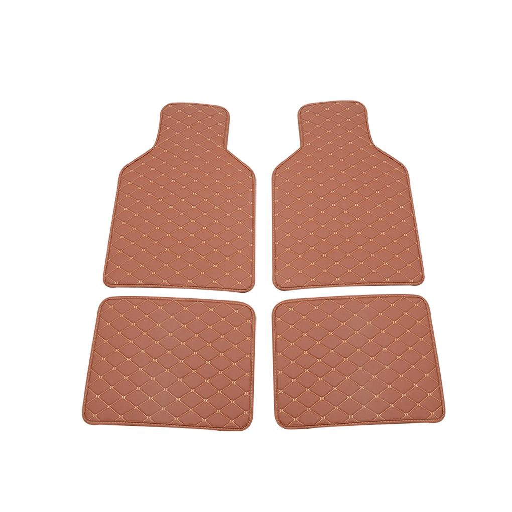 Bộ 4 Thảm Lót Sàn Xe Hơi Trang Trí Có Thể Tái Sử Dụng