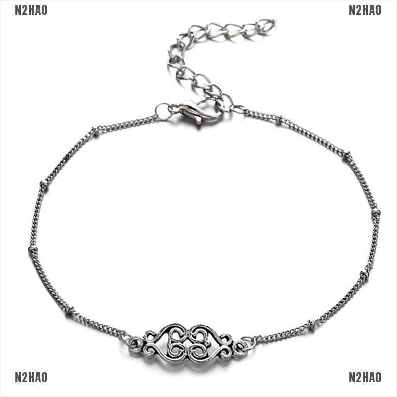 N2HAO Multilayer Fish Tail Silver Anklet Ankle Bracelet Barefoot Sandal Beach Jewelry | BigBuy360 - bigbuy360.vn