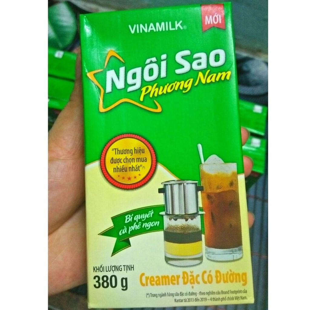 Sữa Đặc Ngôi Sao Phương Nam Vinamilk Hộp Giấy 380gr.