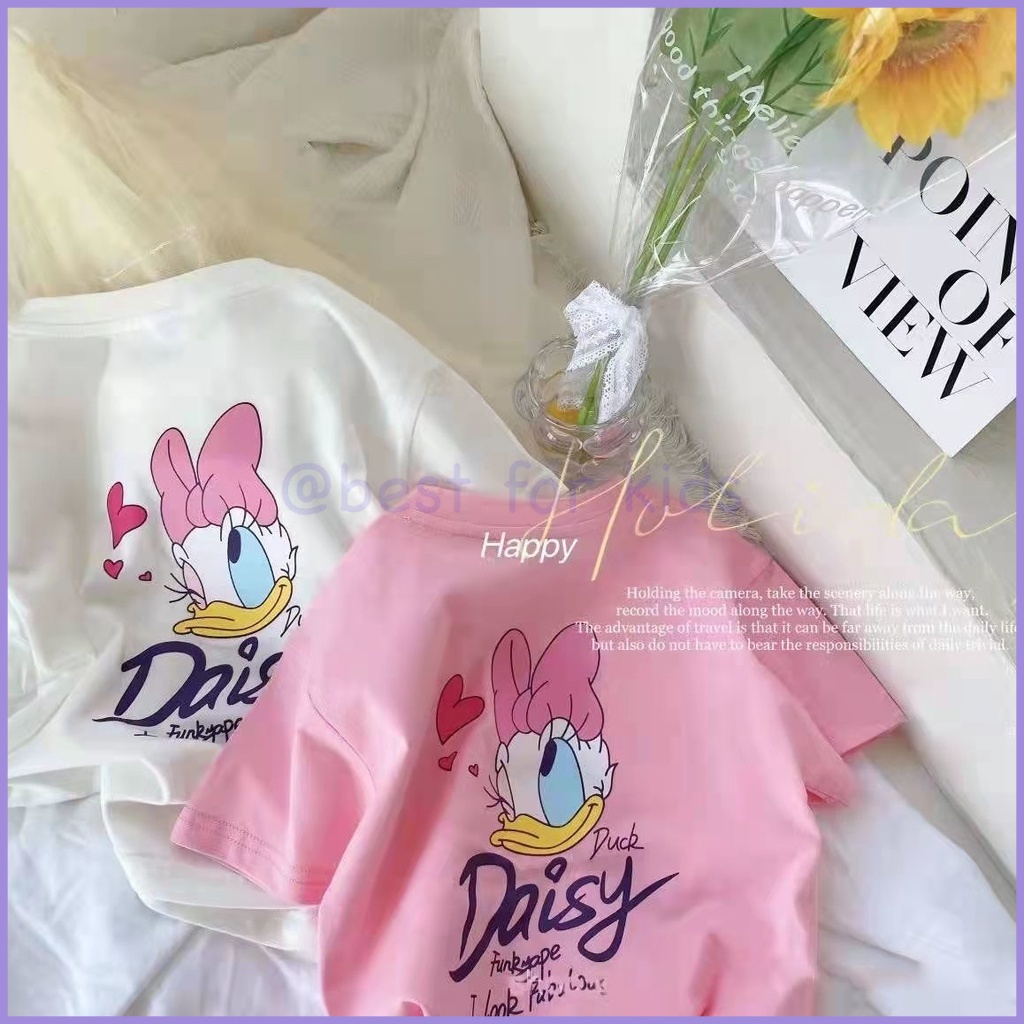 Áo Thun Cotton Ngắn Tay Phong Cách Phương Tây Thời Trang Mùa Hè Cho Bé Gái