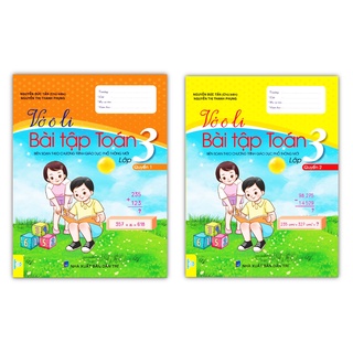 Sách - combo vở ô li bài tập toán lớp 3 -