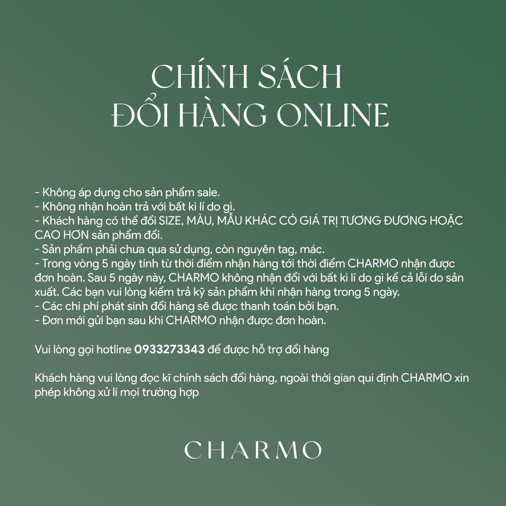 Set áo dài cách tân Tết CHARMO cổ vuông tay búp Lily