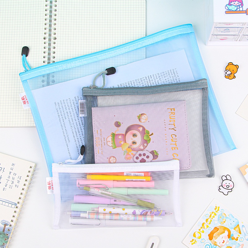 Túi Lưới Đựng Tài Liệu Khổ A4 / A5 / A6 Tiện Lợi