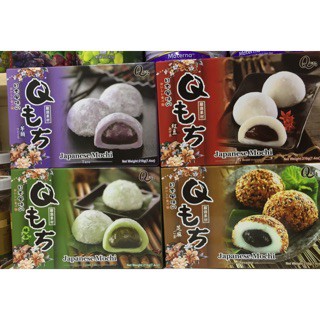 Bánh Mochi Quidea Đậu Phộng, Đậu Đỏ, Khoai Môn, Trà Xanh Hộp 210G