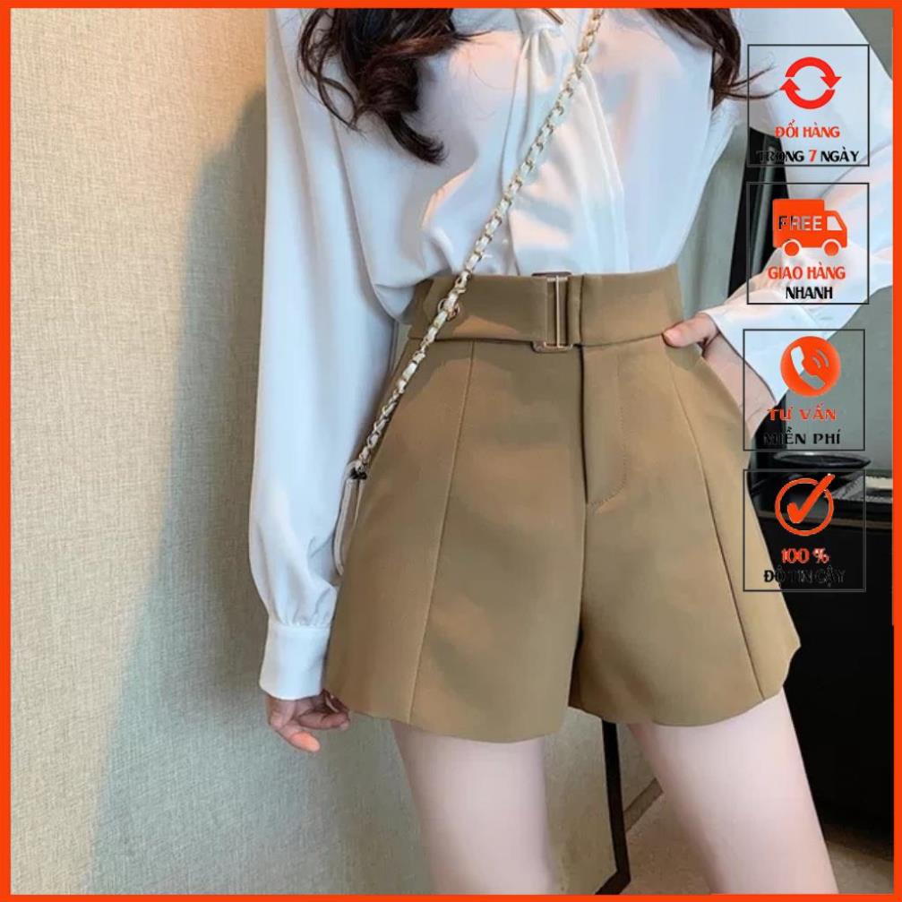 Gía Bán Sỉ Quần Short Nữ Lưng Cao Kèm Đai Siêu Hot Chất Đẹp Loại 1 m109