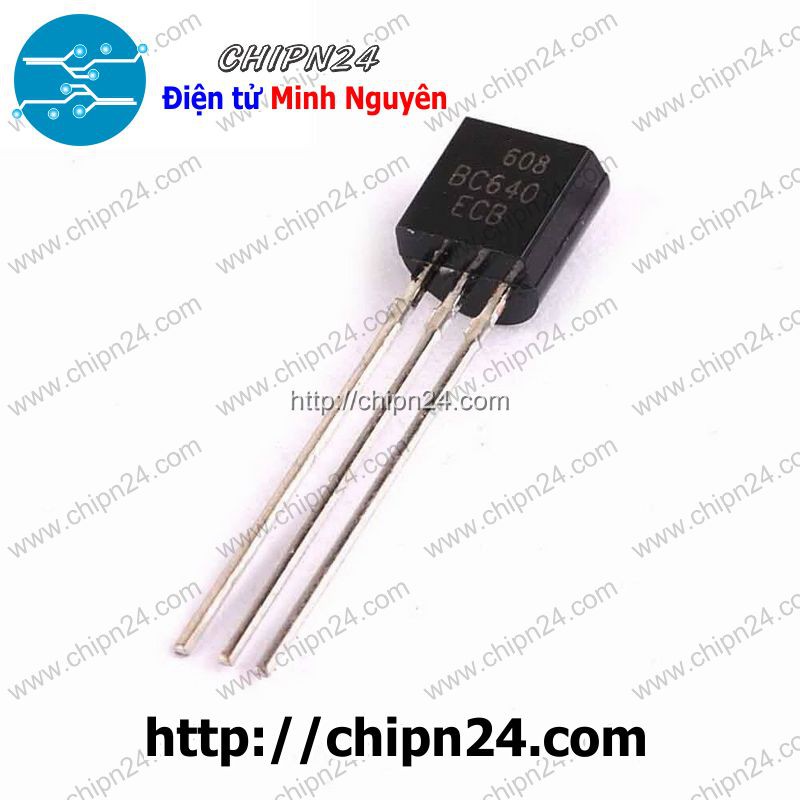 [5 CON] Transistor BC640 TO-92 1A 80V PNP