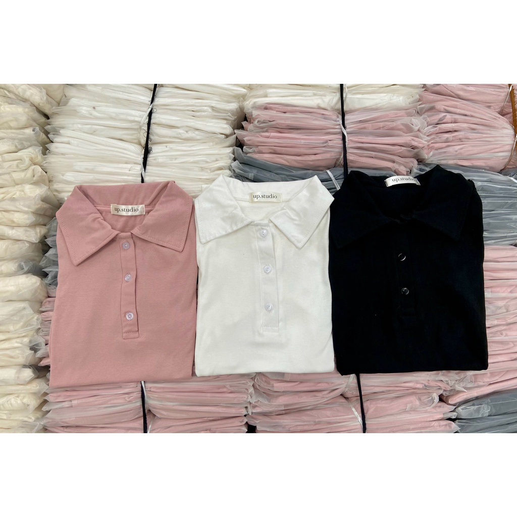 Đầm dáng suông polo chất cotton 4 chiều năng động Váy polo ngắn tay Kozoda M83