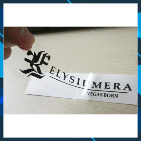 Decal PVC Trong In Phun A4 Không Kháng Nước xấp 20 tờ