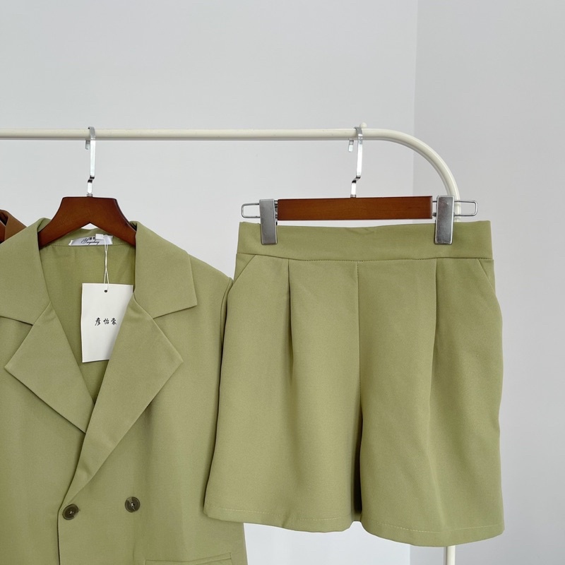 Set bộ vest style Hàn Quốc gam màu lạ hottrend