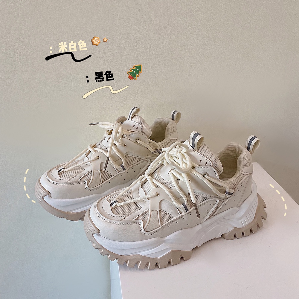 Giày thể thao QIAOYILUO đế dày mềm thoáng khí thời trang Hàn Quốc dành cho nữ