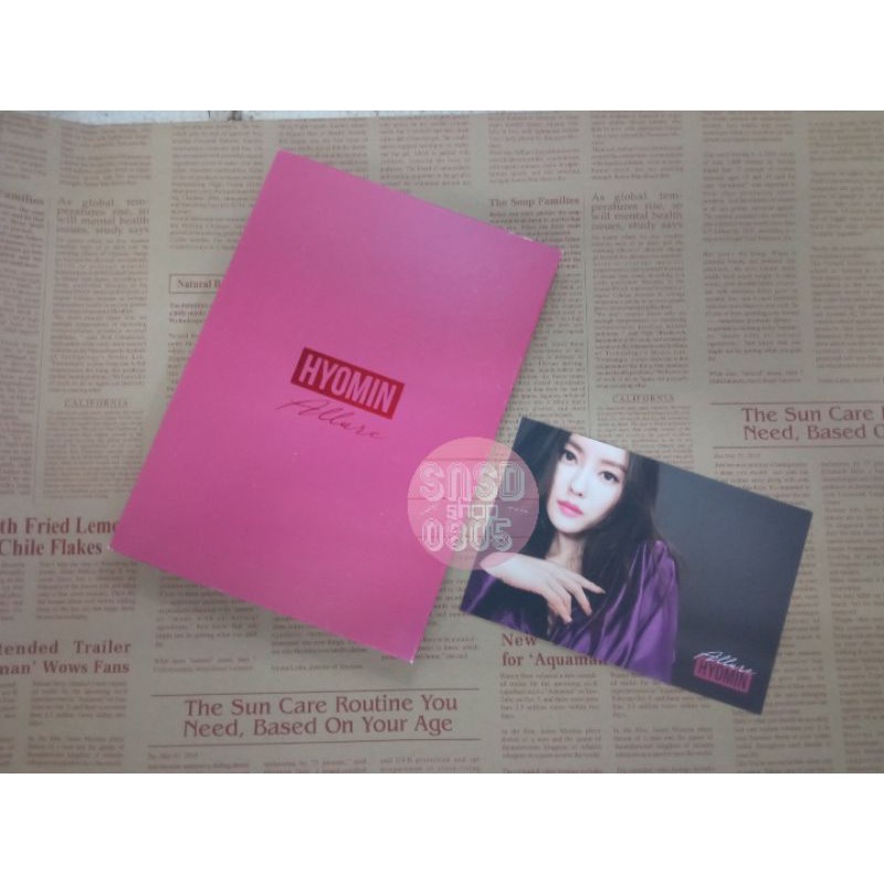 Hình Album Allure - Hyomin ( T-ARA )