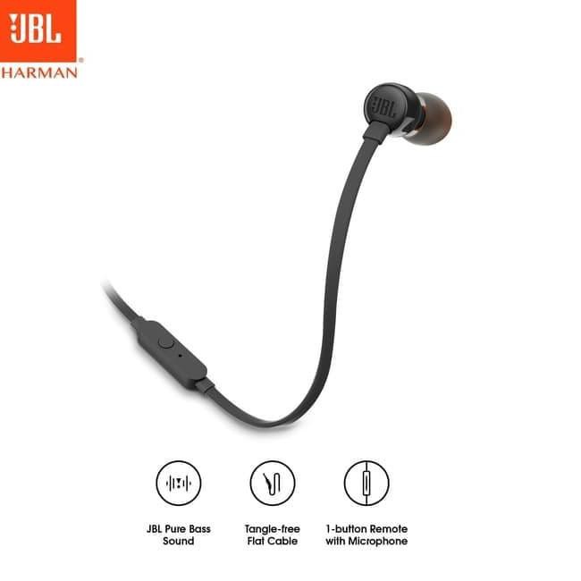 Tai Nghe Nhét Tai Jbl T110 Cho Ios Và Android