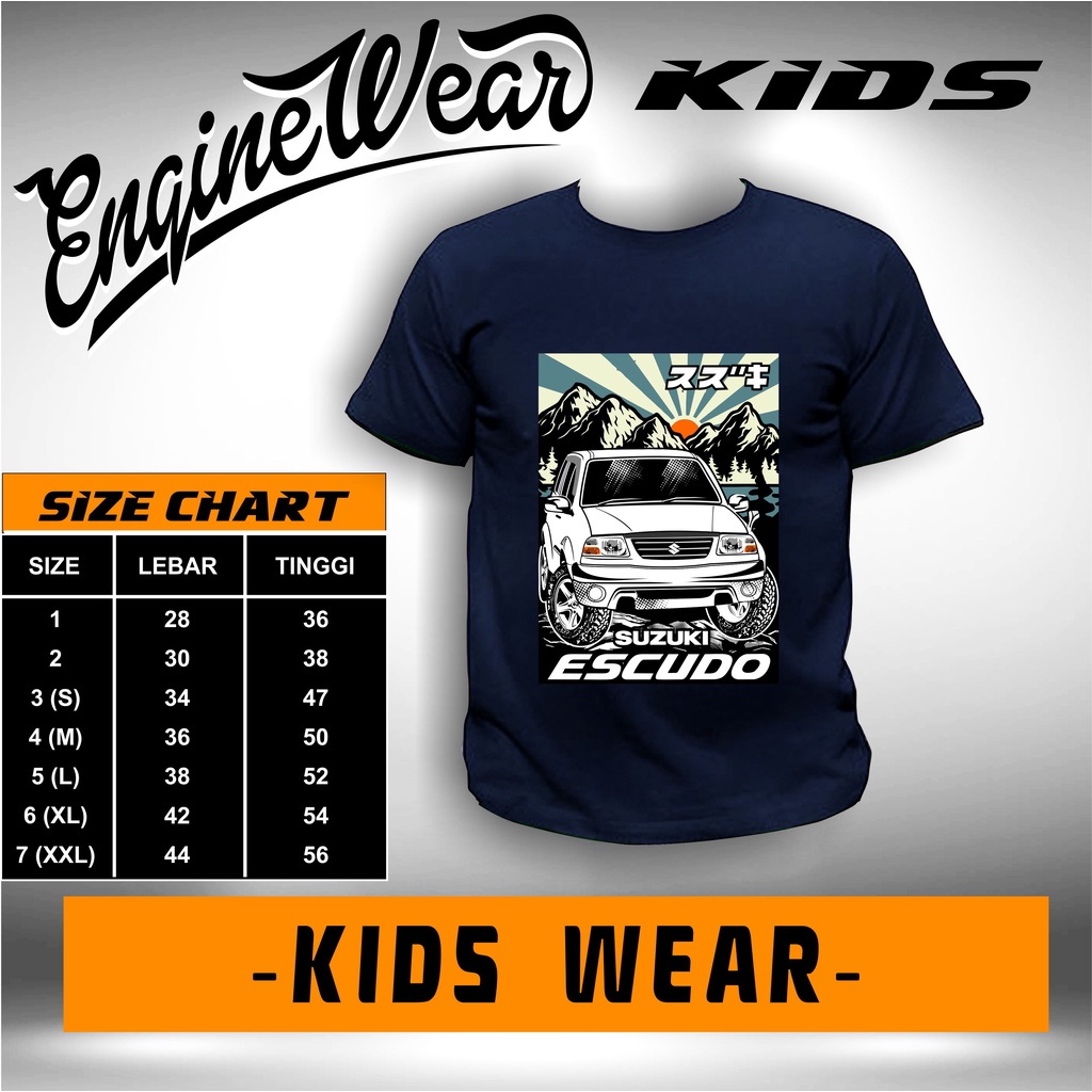 SUZUKI JEEP Áo Thun Nam In Chữ escudo gen 2 Cá Tính
