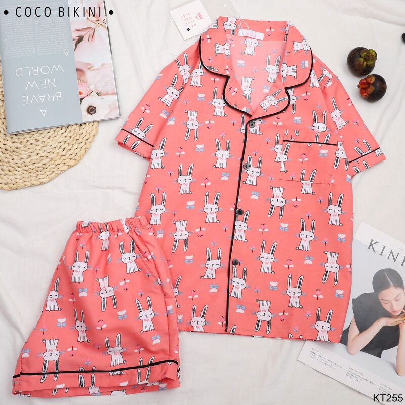 [Mã WA1606 giảm 15% đơn 99k] 𝑪𝑶𝑪𝑶 𝑩𝑰𝑲𝑰𝑵𝑰 Bộ Đồ Ngủ - Đồ Mặc Nhà Kate Thái ( KT255 ) | BigBuy360 - bigbuy360.vn