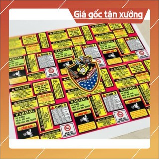 Bộ 11 tem cảnh báo giận chịu