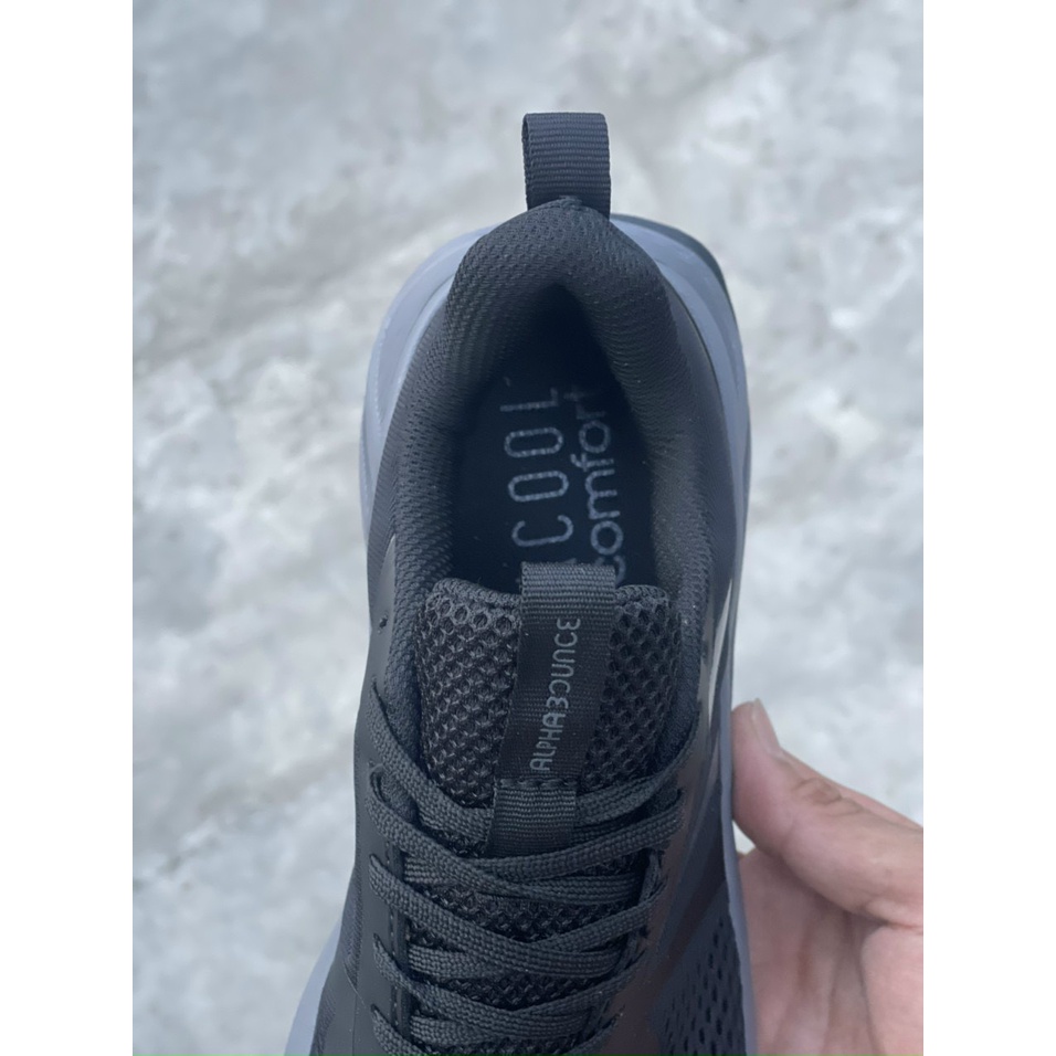 Giày thể thao sneaker alphabounce 2022 siêu nhẹ trẻ trung đen đế đen