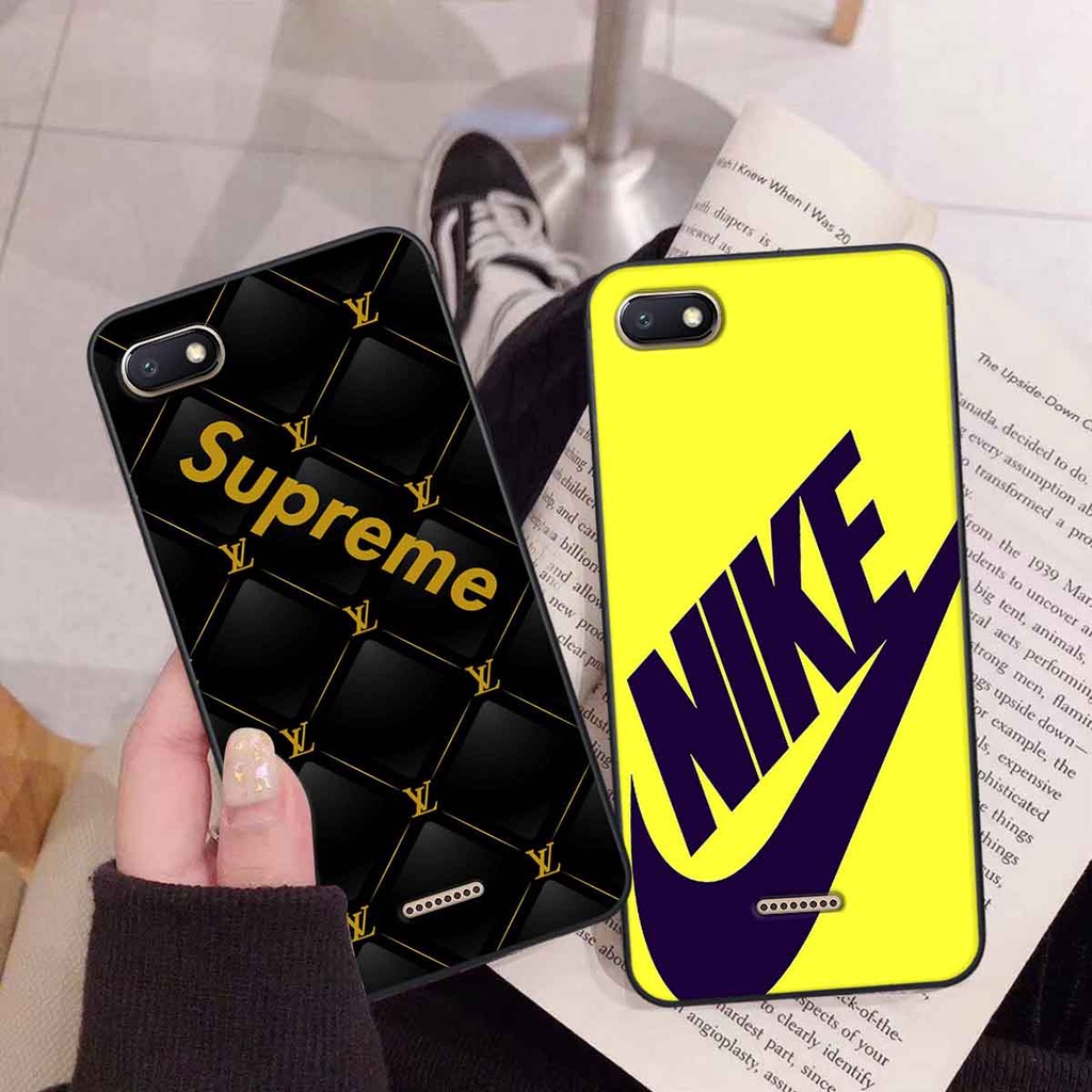 Ốp Xiaomi Redmi 4A / 5A / 6A in hình thương hiệu L.V, N.I.K.E cá tính, đẳng cấp