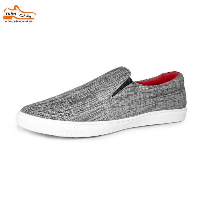 [Chính Hãng] Giày Slip On Nam Vải Cao Cấp