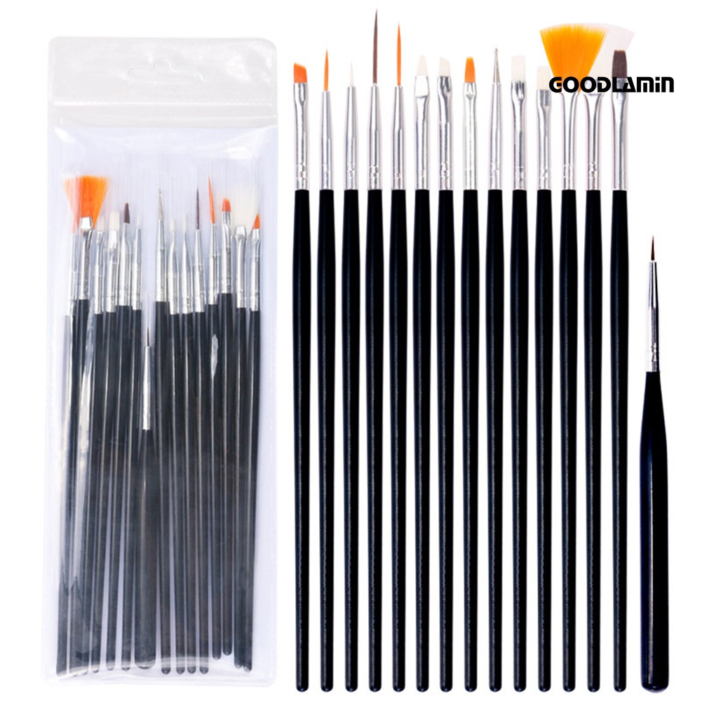 Set 15 Cọ Vẽ Móng Tay Chuyên Nghiệp