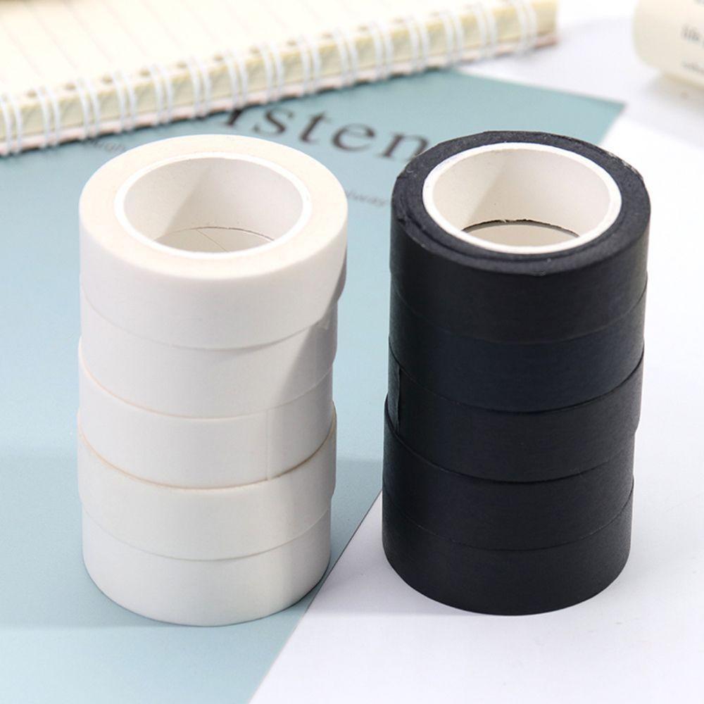 Cuộn Băng Keo Màu Đen Chống Bẩn Dùng Trang Trí Sổ Tay DIY